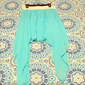 NWT seafoam green skirt